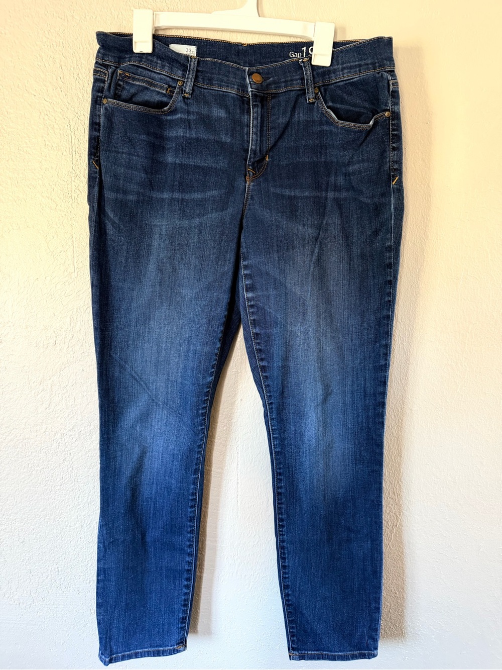 Gap Mid-Rise Dark Blue Women's Jeans 1969 size 33 R regular - Picture 1 of 4